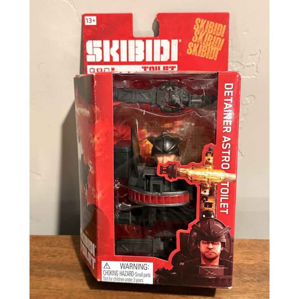 Bonkers Skibidi Detainer Astro Toilet Action Figure New
